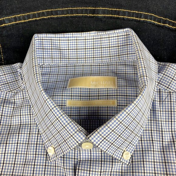 Michael Kors Other - MICHAEL KORS Mens Check Shirt 17 34/35